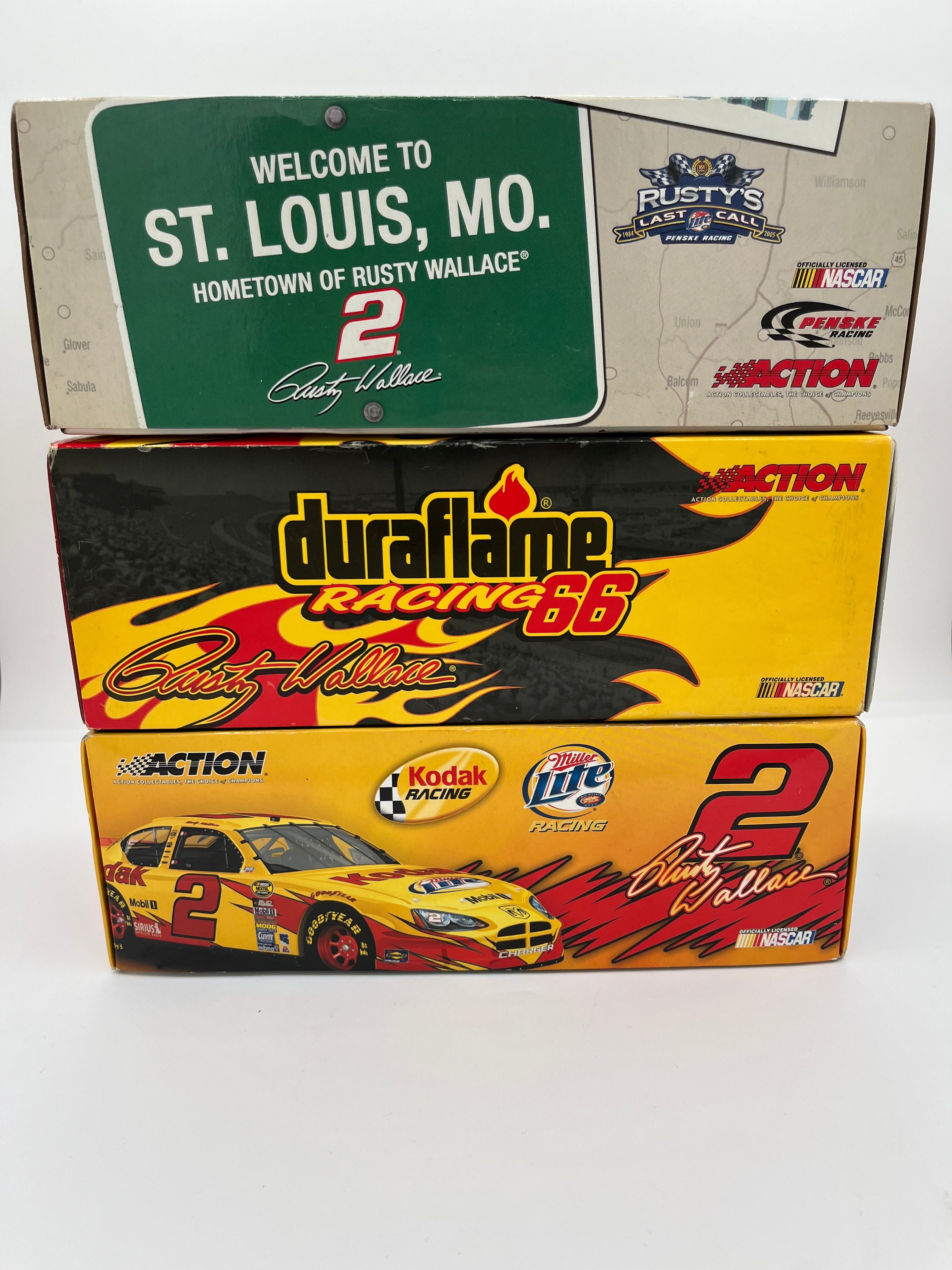 Nascar 1:24 Die Cast Lot - Rusty Wallace Cars (includes signed car)