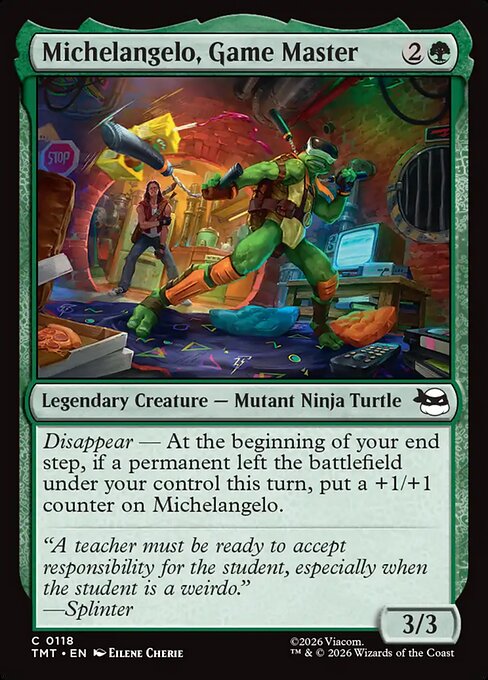 Michelangelo, Game Master [ #0118 ] (TMT-C)