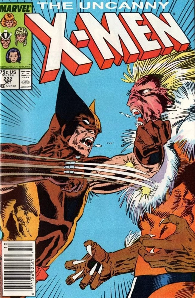 THE UNCANNY X-MEN (1981 Series) #222 (6.0) X-Men versus the Marauders