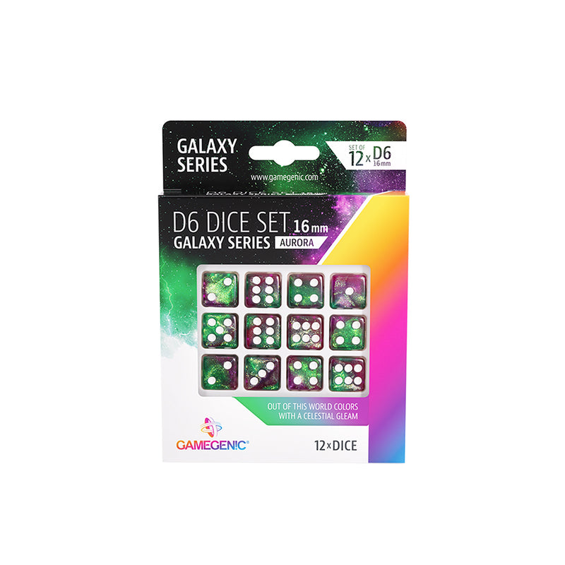 GameGenic: RPG Dice Set - Galaxy Series: Aurora (D6)