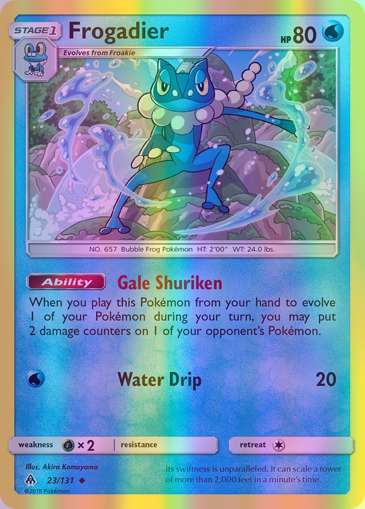 Frogadier - 023/131 (FLI) Uncommon - Near Mint Reverse Holofoil