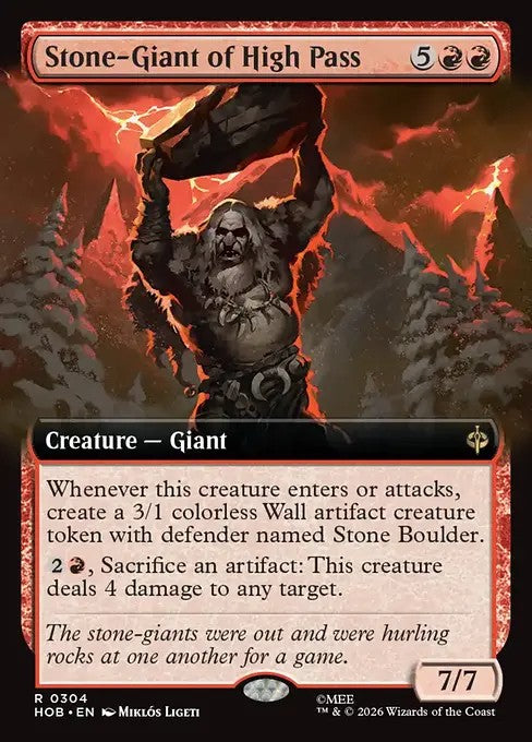 Stone-Giant of High Pass [ #0304 Extended Art ] (HOB-R)