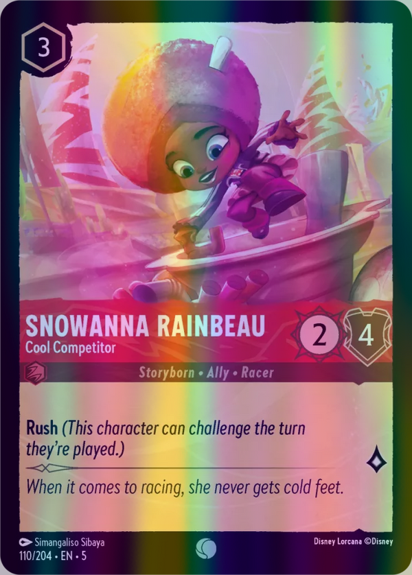 Snowanna Rainbeau - Cool Competitor (Shimmering Skies 110/204) Common - Near Mint Cold Foil