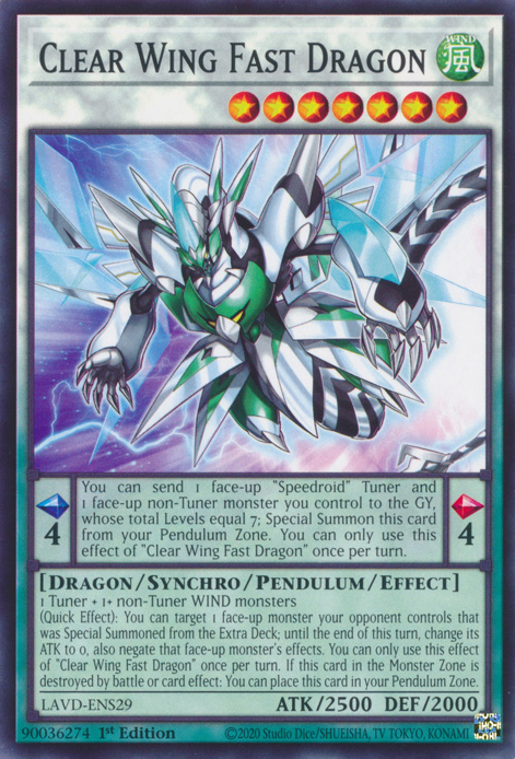 Clear Wing Fast Dragon (LAVD-ENS29)