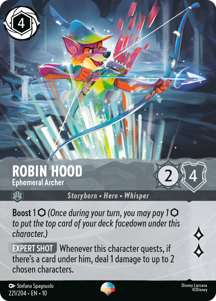 Robin Hood - Ephemeral Archer (221/204 - Whispers in the Well) Epic