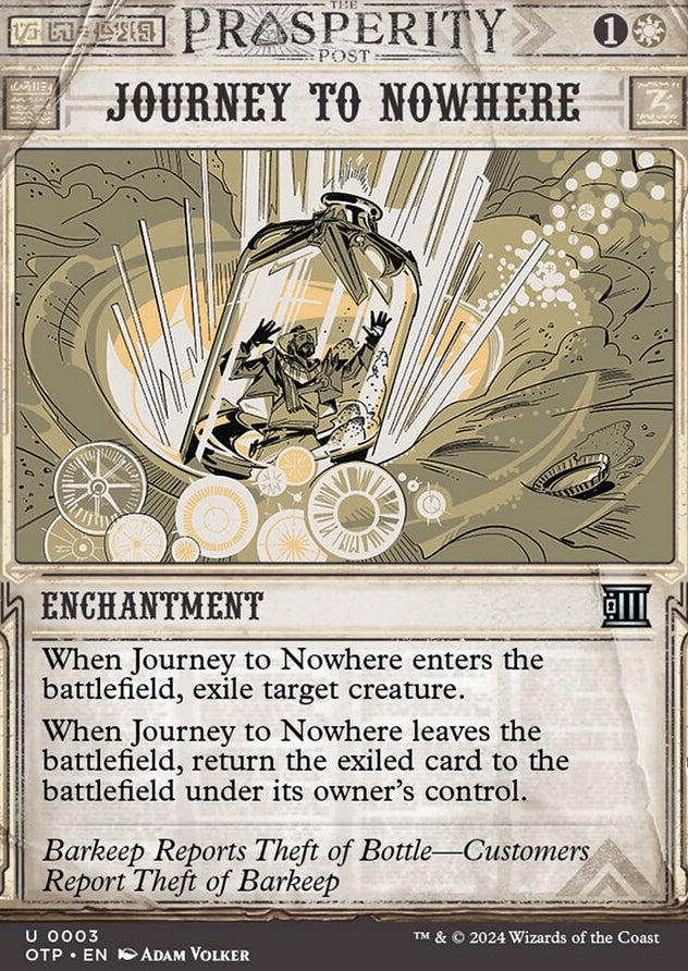 Journey to Nowhere [#0003 Showcase] (OTP-U)