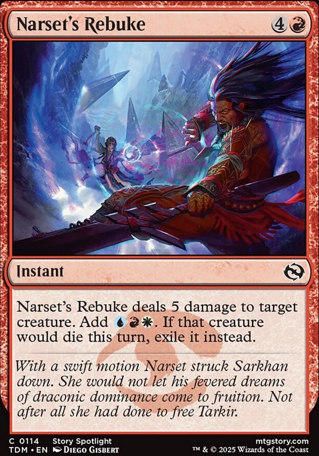 Narset's Rebuke [ #0114 ] (TDM-C)