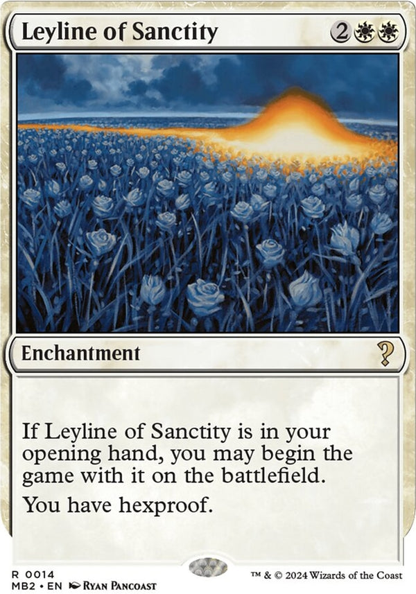 Leyline of Sanctity [#0014 White-Border] (MB2-R)