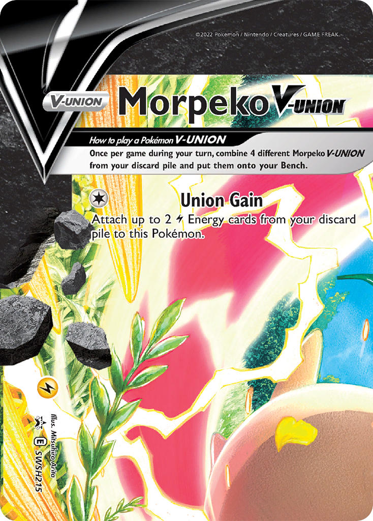 Morpeko V-Union - SWSH215 (SWSH:PR) Promo - Near Mint Holofoil