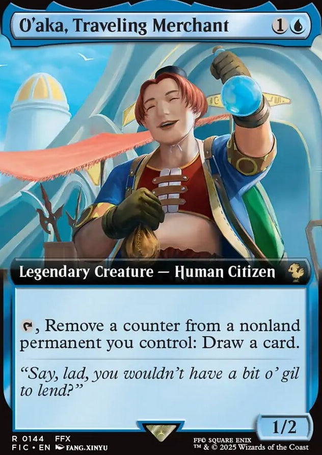 O'aka, Traveling Merchant [ #0144 Extended Art ] (FIC-R)