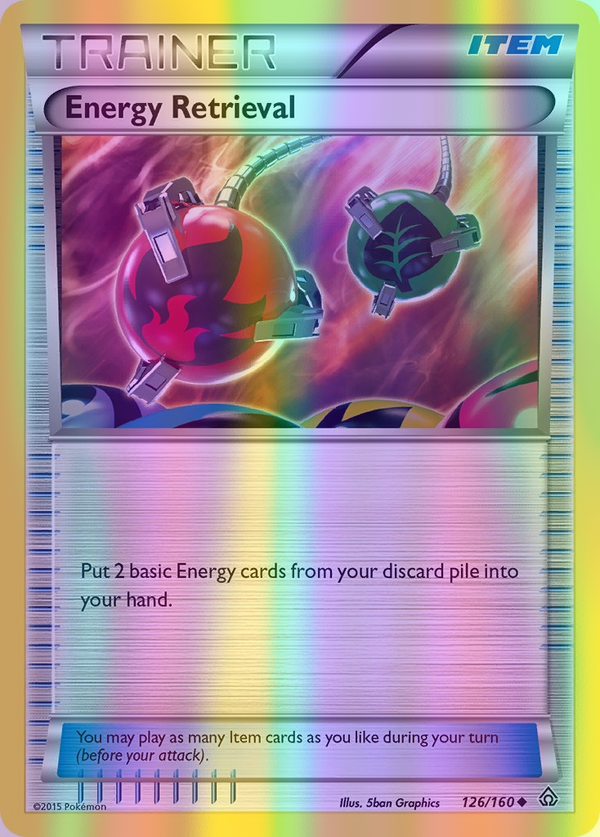 Energy Retrieval - 126/160 (PRC) Uncommon - Near Mint Reverse Holofoil