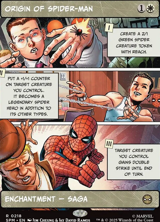 Origin of Spider-Man [ #0218 Borderless ] (SPM-R)