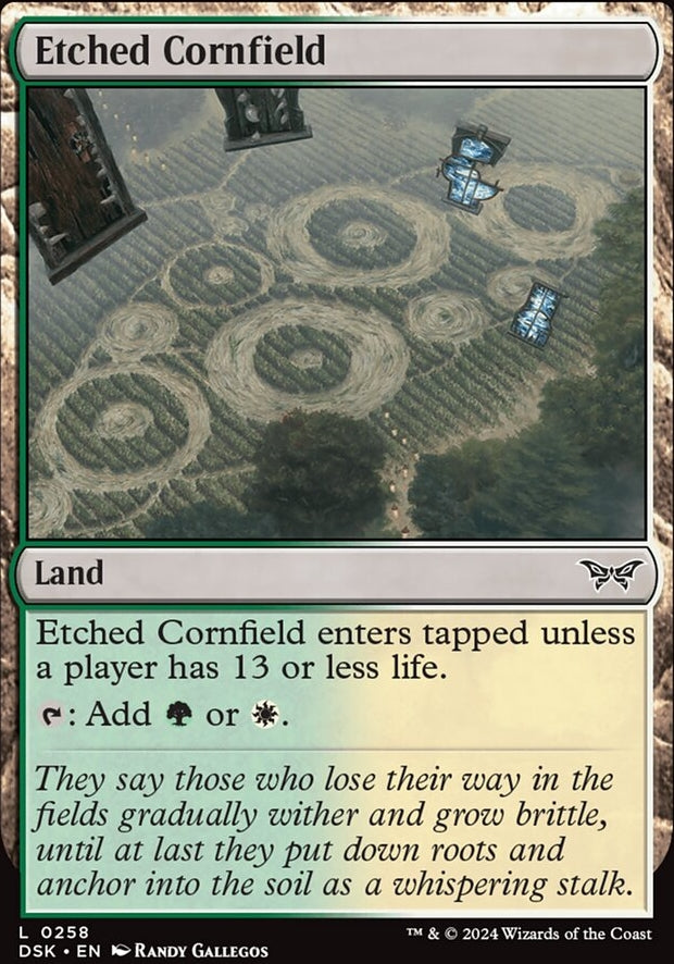 Etched Cornfield [#0258] (DSK-C)