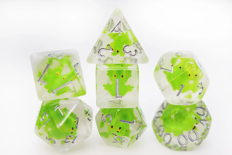 Frozen Frog RPG Dice Set