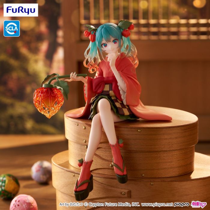 Hatsune Miku Flower Fairy Winter Cherry Noodle Stopper Figure