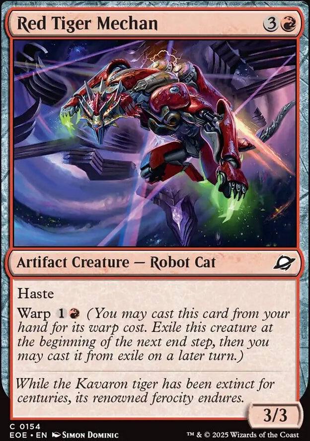 Red Tiger Mechan [ #0154 ] (EOE-C)