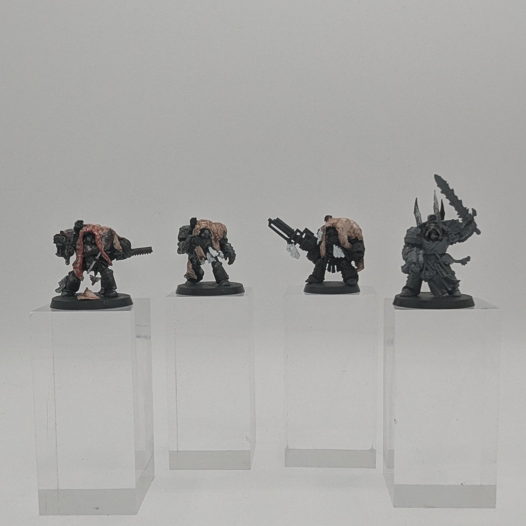 40K: Heretic Astartes: Chaos Space Marines - Terminators (USED, INCOMPLETE UNIT)