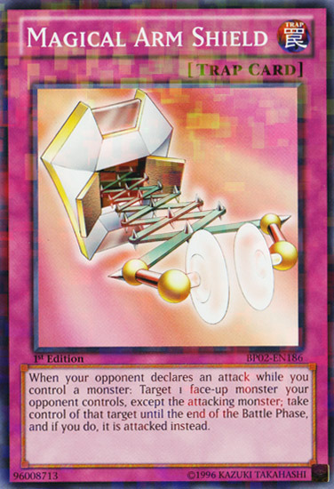 Magical Arm Shield (Mosaic Rare) (BP02-EN186) Mosaic Rare - Near Mint 1st Edition