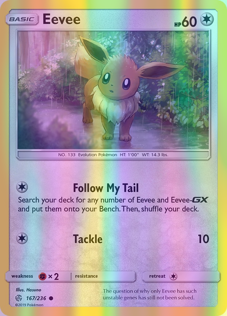 Eevee - 167/236 (CEC) Common - Near Mint Reverse Holofoil
