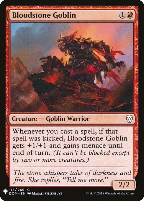 Bloodstone Goblin [Mystery Booster #0862] (DOM-C)