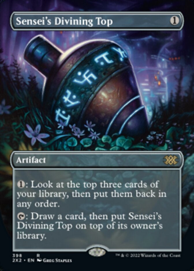 Sensei's Divining Top [#398 Alternate-Art Borderless] (2X2-R)