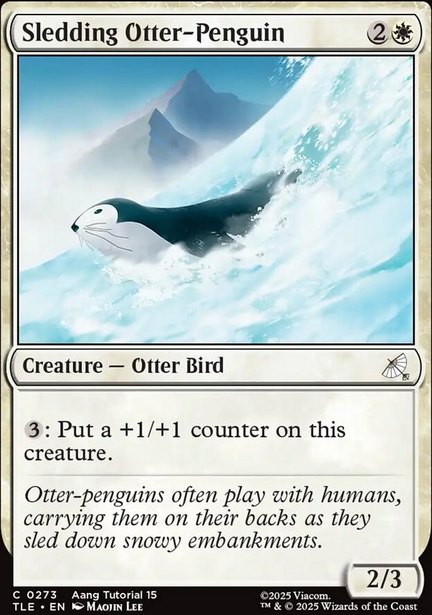 Sledding Otter-Penguin [ #0273 ] (TLE-C)