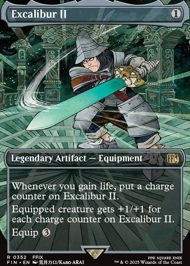 Excalibur II [ #0352 Borderless Alternate Art ] (FIN-R)