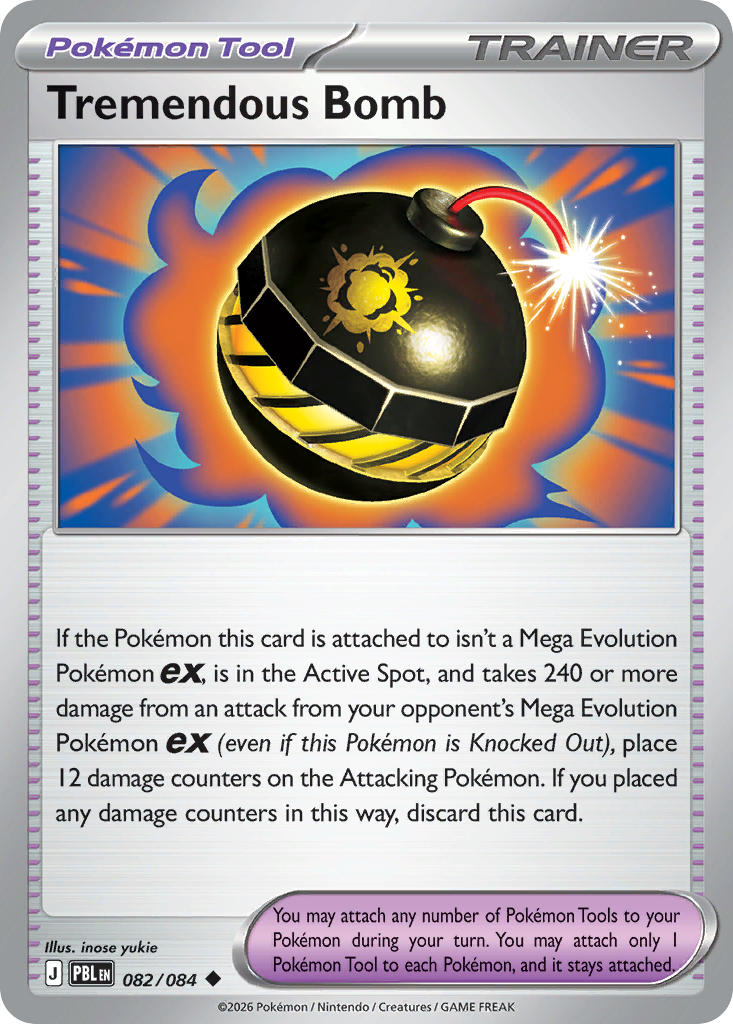 Tremendous Bomb - 082/084 (PBL) Uncommon