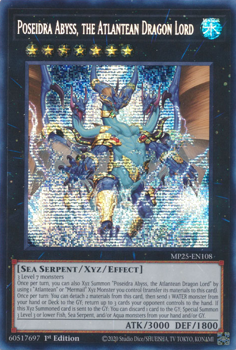 Poseidra Abyss, the Atlantean Dragon Lord (MP25-EN108)