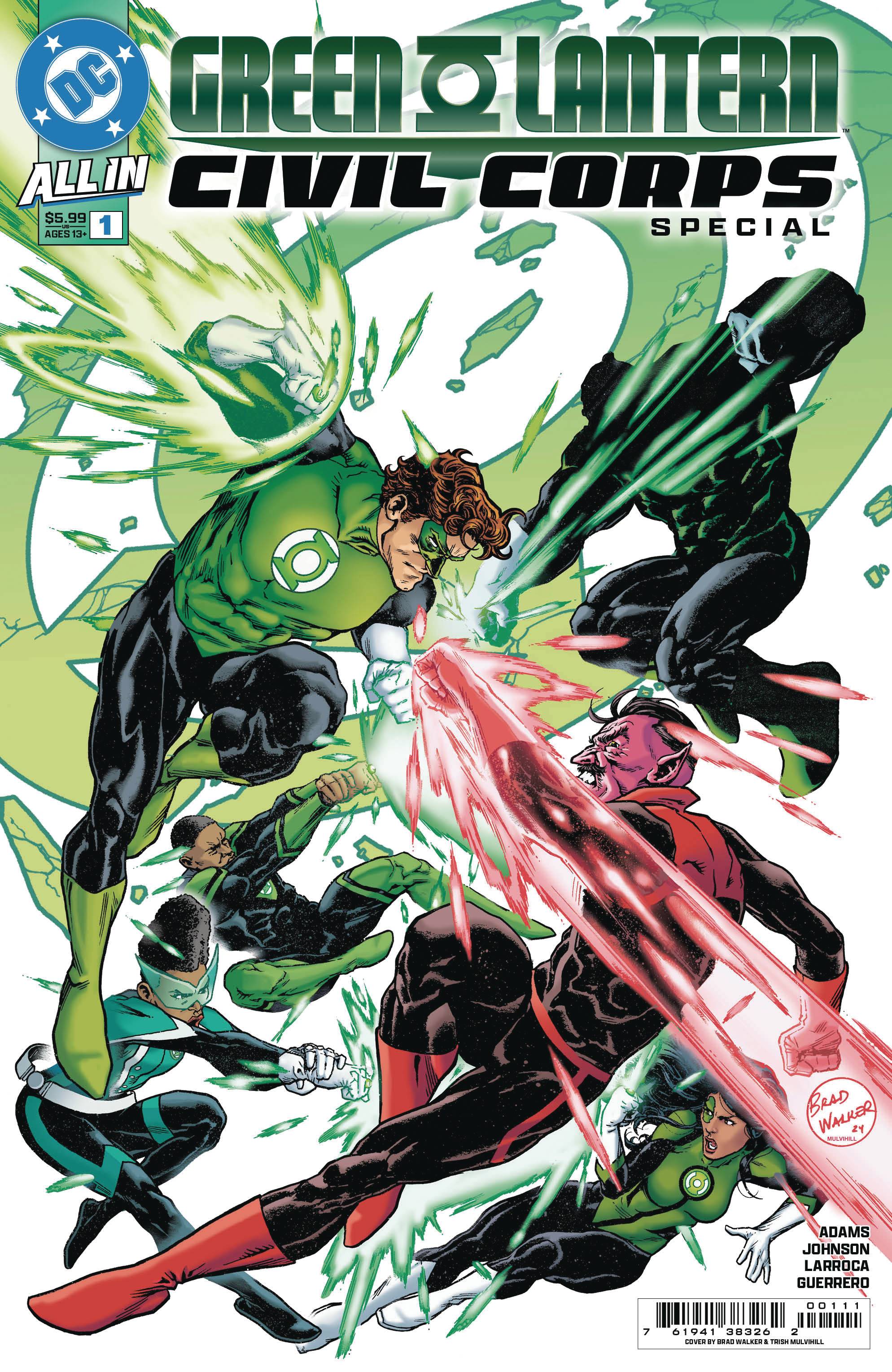 GREEN LANTERN CIVIL CORPS SPECIAL #1 (ONE SHOT) CVR A BRAD WALKER