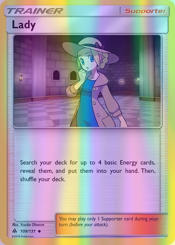 Lady - 109/131 (FLI) Uncommon - Near Mint Reverse Holofoil