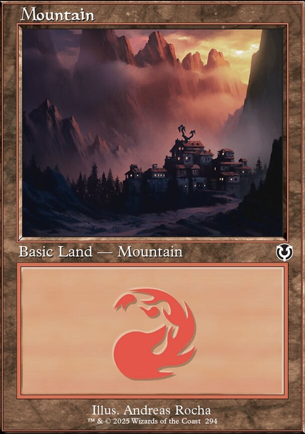 Mountain [ #0294 Retro Frame ] (INR-C-FOIL)