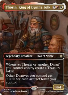 Thorin, King of Durin's Folk [ #0003 Borderless ] (HOC-R)