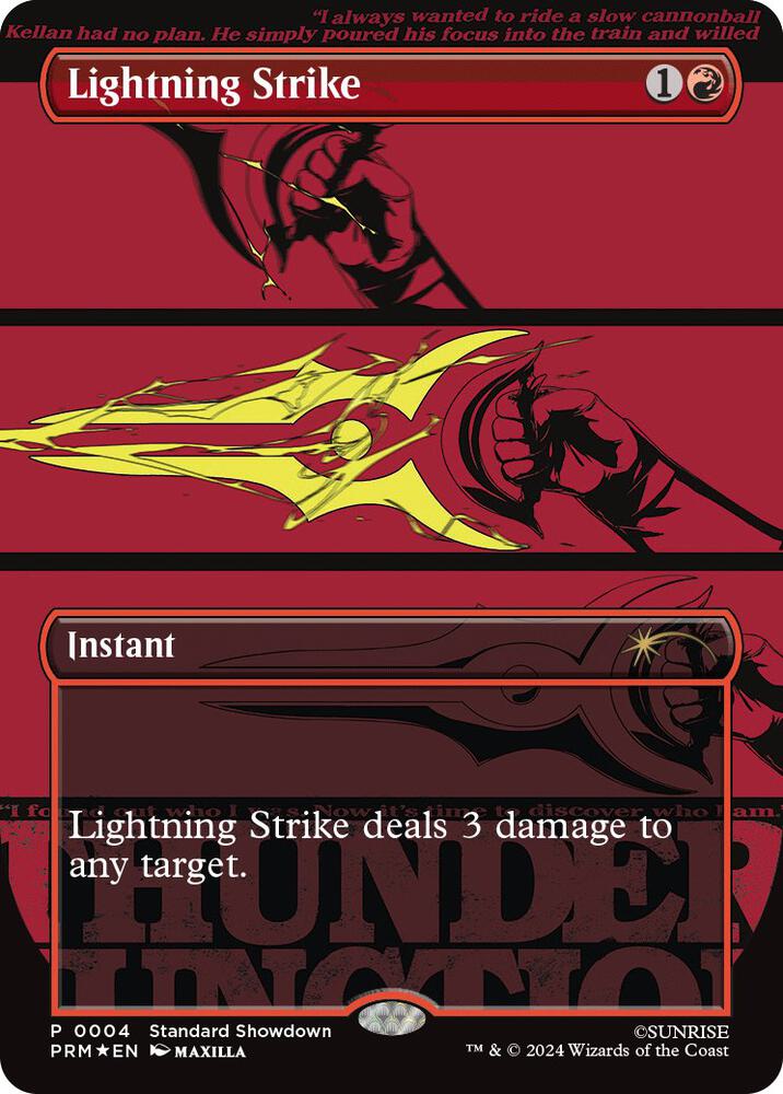 Lightning Strike (PRM-R) Standard Showdown Promo