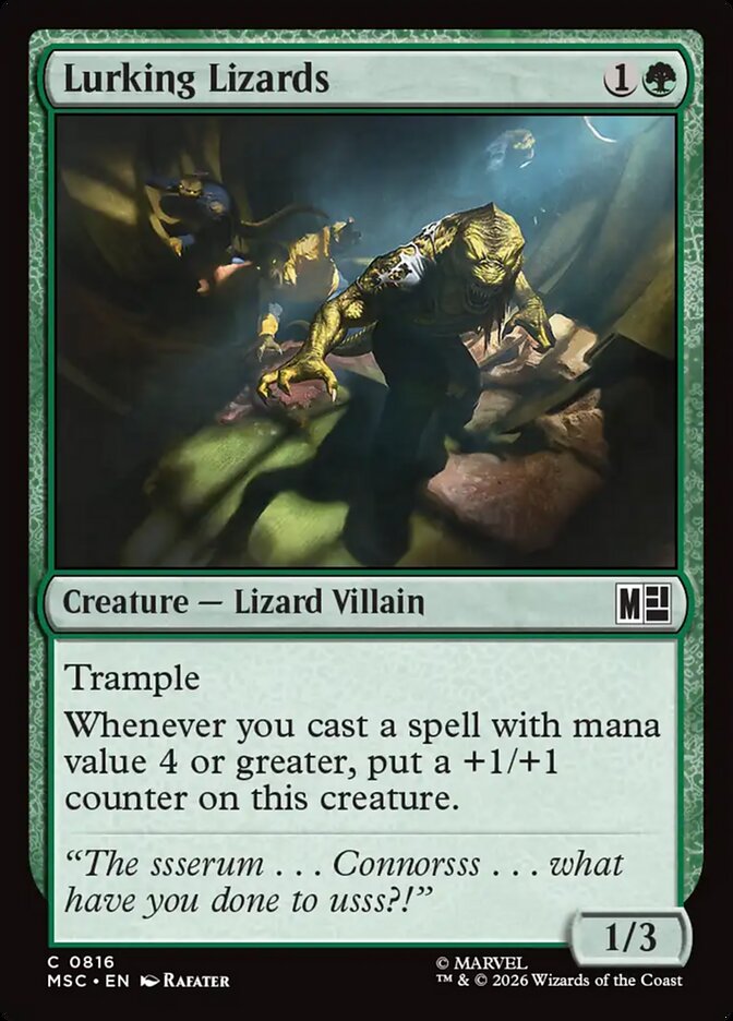 Lurking Lizards [ #0816 ] (MSC-C)