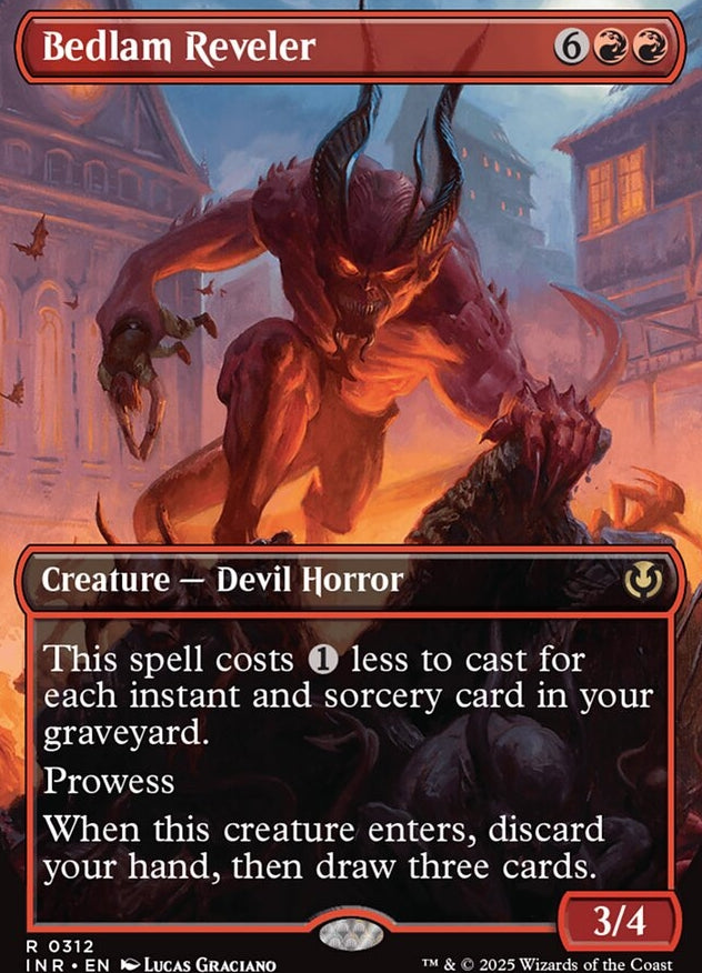 Bedlam Reveler [ #0312 Borderless ] (INR-R-FOIL)