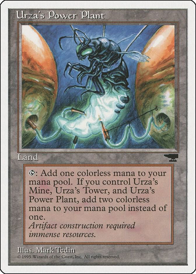 Urza's Power Plant [Bug] (CHR-U) Heavy Play