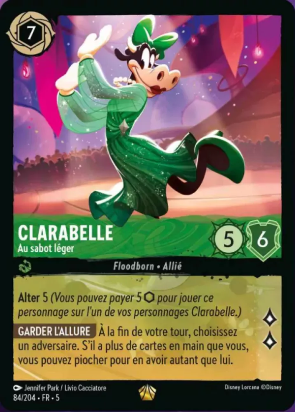 Clarabelle - Light on Her Hooves (Shimmering Skies 084/204) Legendary - Near Mint