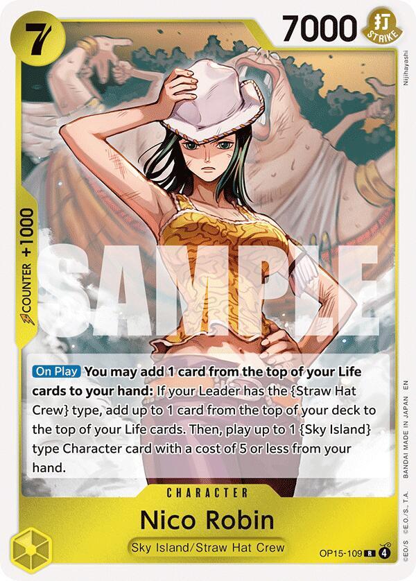 Nico Robin - OP15-109 (OP15-EB04) R - Near Mint