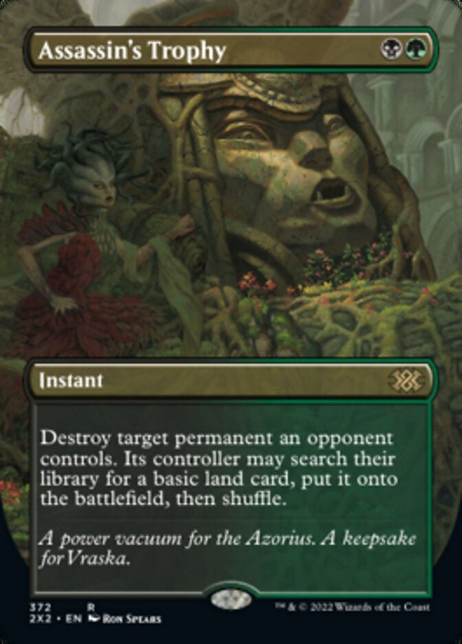Assassin's Trophy [#372 Alternate-Art Borderless] (2X2-R)