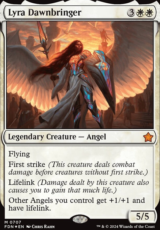 Lyra Dawnbringer [#0707 Starter Collection] (FDN-M-FOIL)