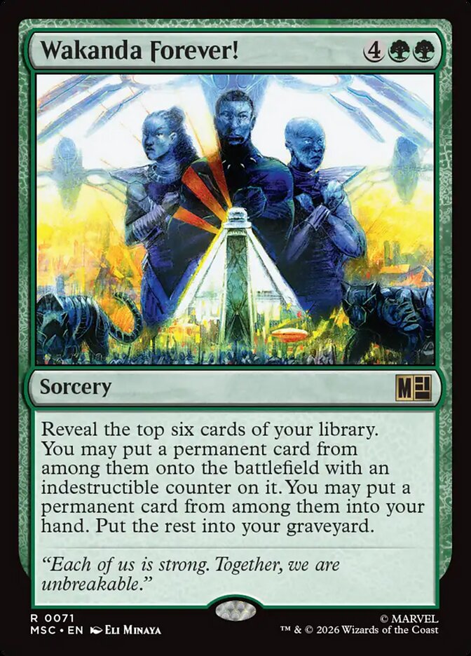 Wakanda Forever! [ #0071 Surge Foil ] (MSC-R)
