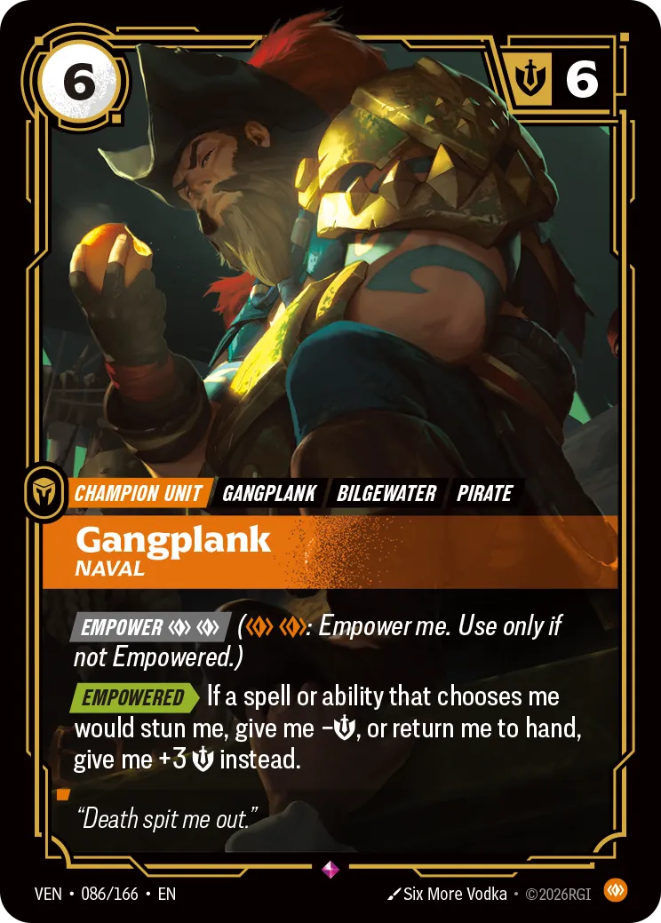 Gangplank, Naval - 086/166 (VEN) Rare
