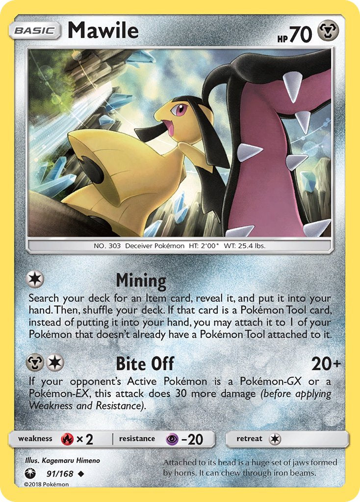 Mawile - 091/168 (CES) Uncommon - Near Mint
