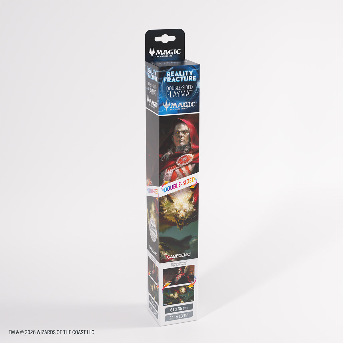 GameGenic: Doublesided Playmat - MTG: Reality Fracture - Edgar, Ancient Bloodlord/Edgar, Moonlit Sovereign