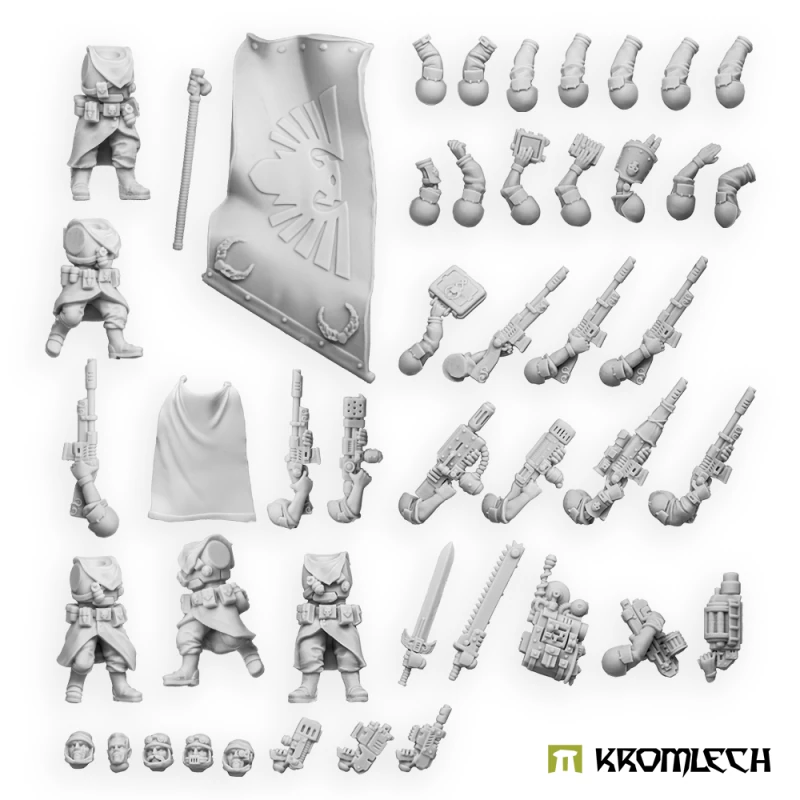 Kromlech KRM245: Desert Raiders Command Squad