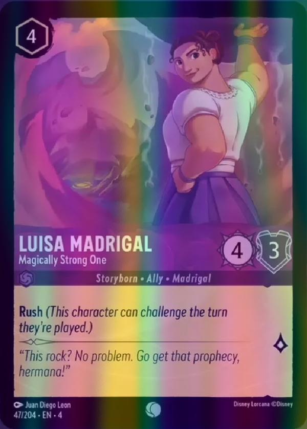 Luisa Madrigal - Magically Strong One (Ursula's Return 047/204) Common - Near Mint Cold Foil