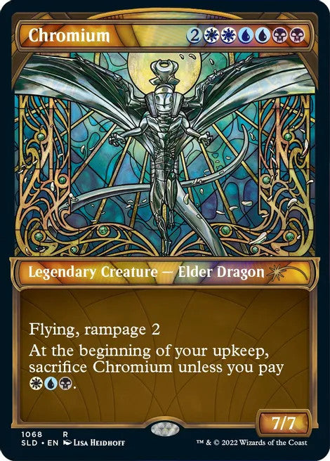 Chromium [#1068 Stained Glass Textured Foil] (SLD-R)