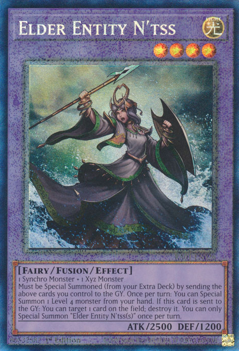 Elder Entity N'tss (RA01-EN026) Prismatic Collector’s Rare - Near Mint 1st Edition