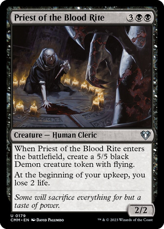 Priest of the Blood Rite [#0179] (CMM-U)